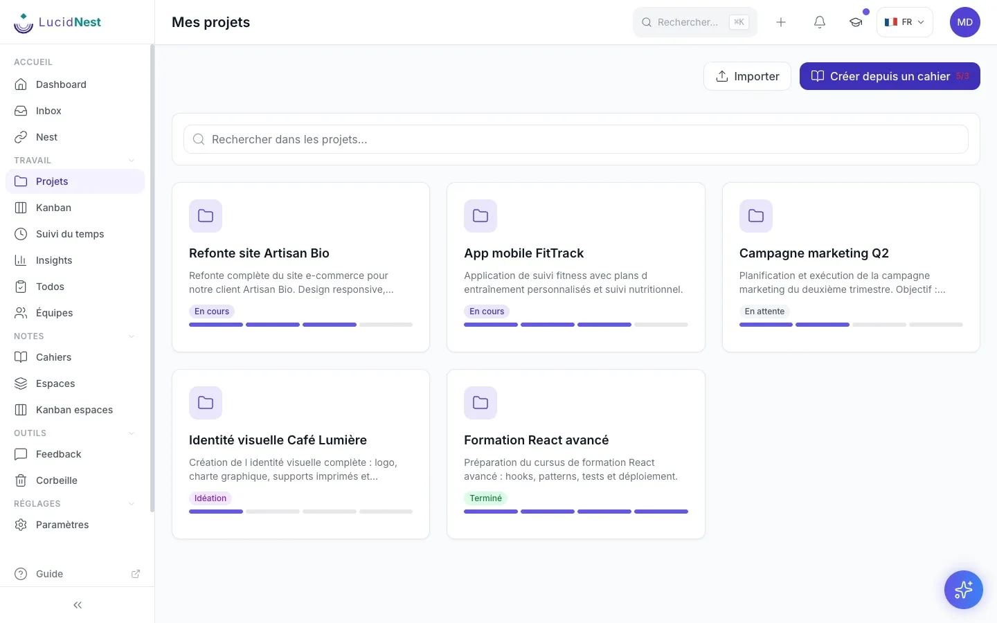 Gestion de projets